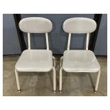 2 Vintage Columbia School Chairs