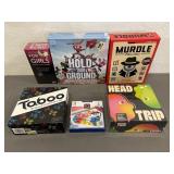 6 New/Used Board Games