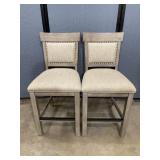 2 Bar Height Dining Chairs