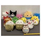 13 Squishmallows Disney, Hello Kitty, & More NWT