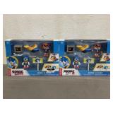 2 NWT Sonic The Hedgehog Sonic Vs. Fang