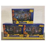 3 NWT Dog Man Supa Cool Figure Sets