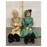 2 William Wallace Jr. Porcelain Dolls