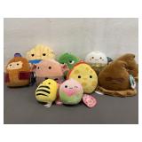 10 Squishmallows Plushies NWT