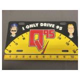 Vintage Bob & Tom Q95 License Plate