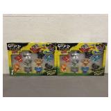 2 Hereos Goo Jit Zu Minis Mega 10 Pack NWT