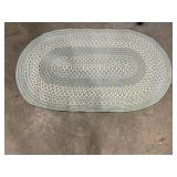 Vintage Oval Area Rug 53'x32'