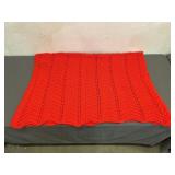 43'x60' Vintage Crochet Throw Blanket