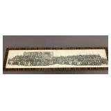 Vintage Panoramic Framed Photo 40.5'x9.5'