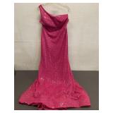 Single Shoulder Vnaix Dress Size 16