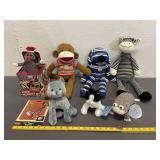 7 Misc. Plushies/Toys, Sock Monkey & More