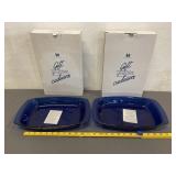 2 Avon NWT Royal Saphire Oven To Table Bakers