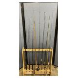 10 Various Brand Fishing Rods