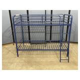 Twin Size Metal Bunk Bed Frame W/Ladder