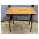 Vintage Folding Wood Seeing Table 32'x24'x27.5'