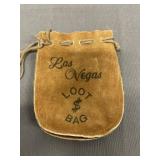 Vintage Leather Las Vegas Loot Bag