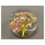 Vintage Art Glass Paperweight