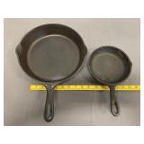 2 Cast Iron Skillets