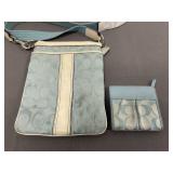 Coach Canvas Crossbody Bag & Wallet