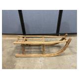 Vintage Style Wood Sled