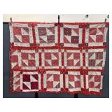 Vintage Quilt Overall Size 77'x56