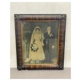 Vintage Framed Wedding Portrait 2.5'x25.5'