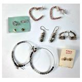 Jewelry Lot Including Earrings and Bangles