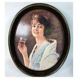 Vintage Coca-Cola Oval Advertising Tray