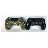 Two Sony PlayStation 4 Controllers