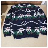 Seiberts Knit Holiday Sweater, Size M