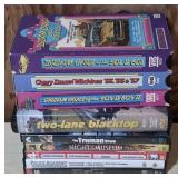 VHS Tapes and DVDs Collection, 9 Pieces