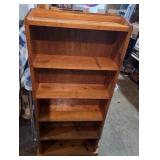 Wooden 5-Shelf Bookcase 48x22x8 Inches