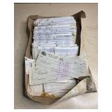 Mid-Century Cancelled Checks & Receipts