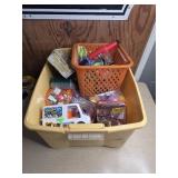 Toys Lot With Crayola Tins and Figures