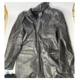 L.A. Leather California Black Leather Jacket 36