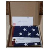 NRA 3x5 American Flag with Box and Letter