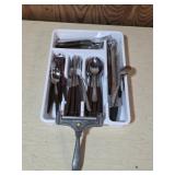 Flatware Set With Utensil Tray