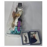 Costume Jewelry and Watches Lot