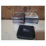 Country Music CD Lot with Carry Case
