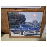 Framed Photo of Classic 1957 Chevrolet Car