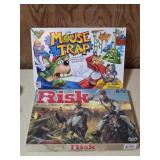 Mouse Trap and Risk Board Game Set