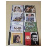 8 CD Lot: Beach Boys, Loretta Lynn, Johnny Cash