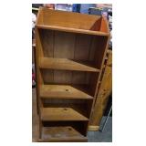 Wooden Bookshelf 60x24x11 Inches 4 Shelves