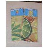 2 Summer-Themed Decorative Flags