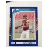 2024 Jayden Daniels Rookie Blue Press Proof SP