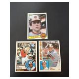 Cal Ripken Jr 1983 & 84 Topps & 1983 Donruss Lot
