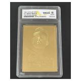 1996 Topps 22k 1952 Mickey Mantle Gold Reprint
