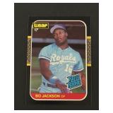 1987 Leaf Bo Jackson Rookie Card RARE
