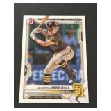 Bowman Jackson Merrill Rookie Card PADRES