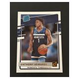 2020 Donruss Anthony Edwards Rookie Card